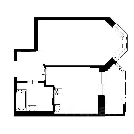 1-к кв. Санкт-Петербург просп. Ветеранов, 173к7 (32.6 м) - Фото 2