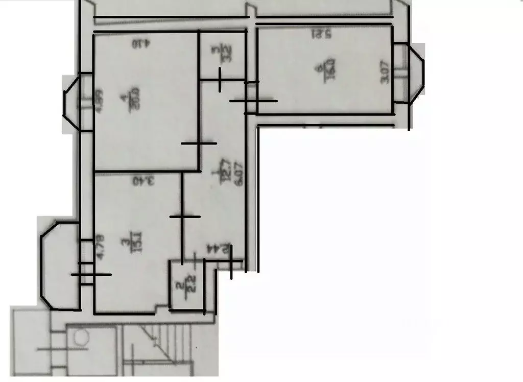 2-к кв. Новгородская область, Великий Новгород ул. 8 Марта, 25 (69.2 ... - Фото 1