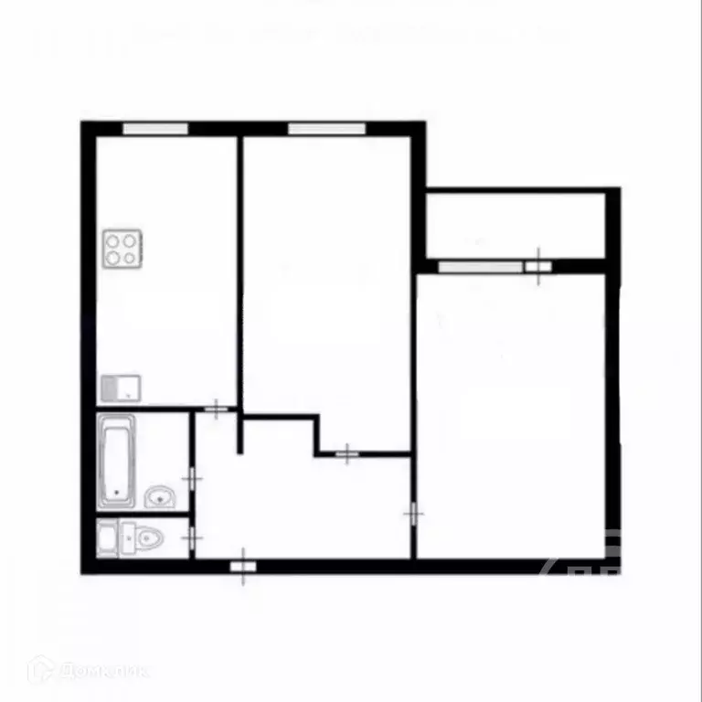 Продаётся 2-к квартира, 55 м - Фото 0