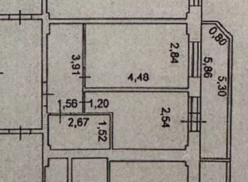 1-к кв. Ростовская область, Аксай ул. Маяковского, 11к2 (34.0 м) - Фото 2