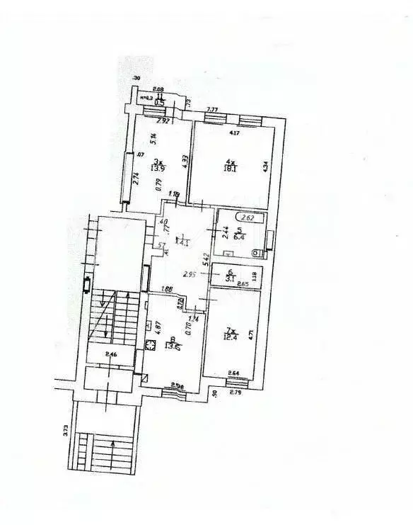 3-к кв. Калининградская область, Калининград ул. Толбухина, 6 (81.6 м) - Фото 2