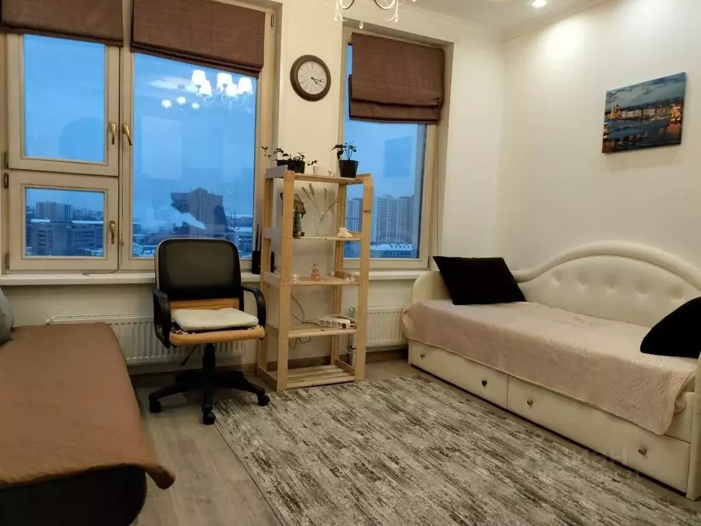 Студия Москва пос. Коммунарка, ул. Бачуринская, 7к1 (26.0 м) - Фото 1