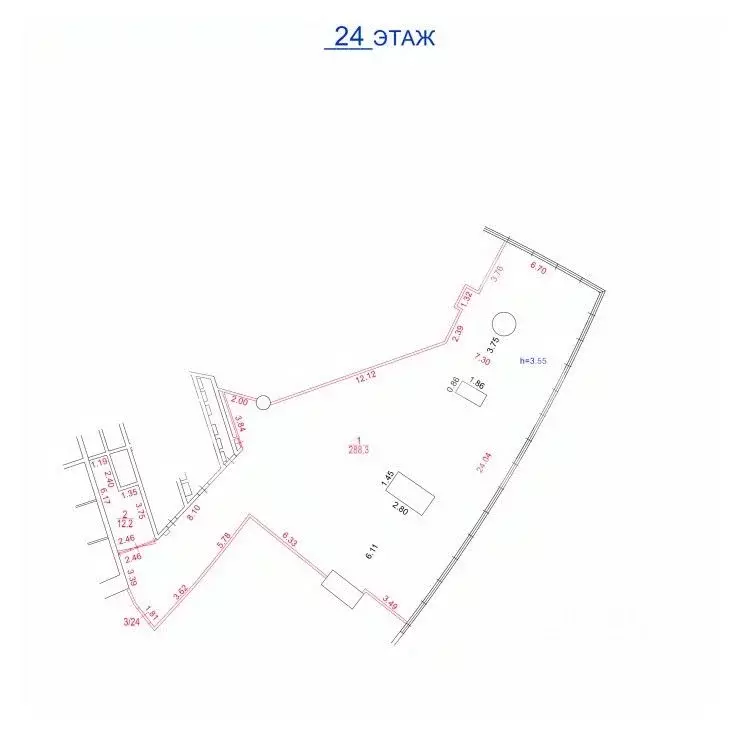 Помещение свободного назначения в Москва наб. Пресненская, 12 (300 м) - Фото 2