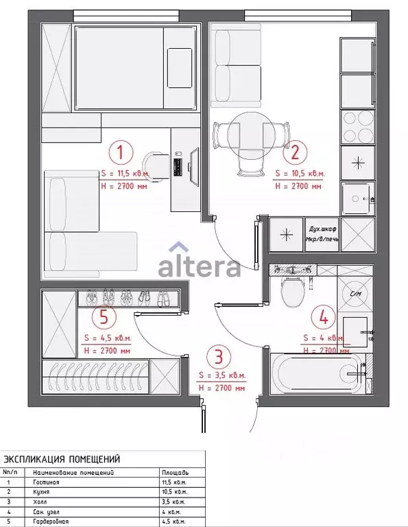1-к кв. Татарстан, Казань ул. Ярдем, 25 (33.9 м) - Фото 2