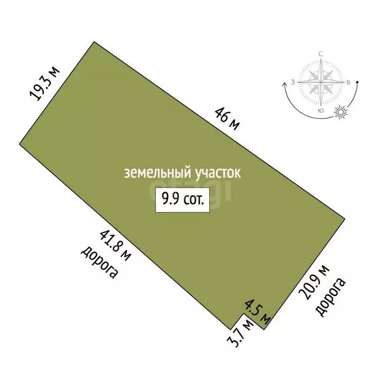 Участок в Тукаевский район, Калмиинское сельское поселение, деревня ... - Фото 1