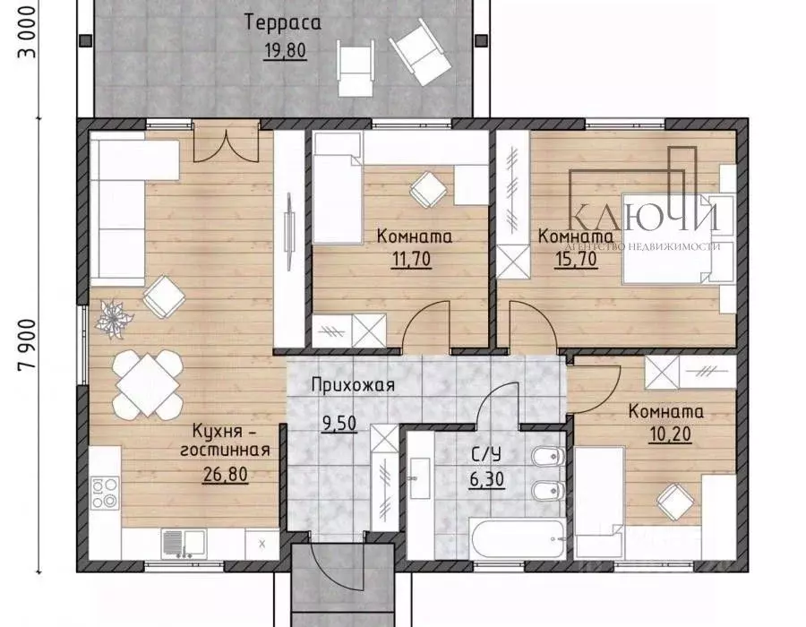 Дом в Челябинская область, Магнитогорск Приуральский кп, ул. Липецкая ... - Фото 2