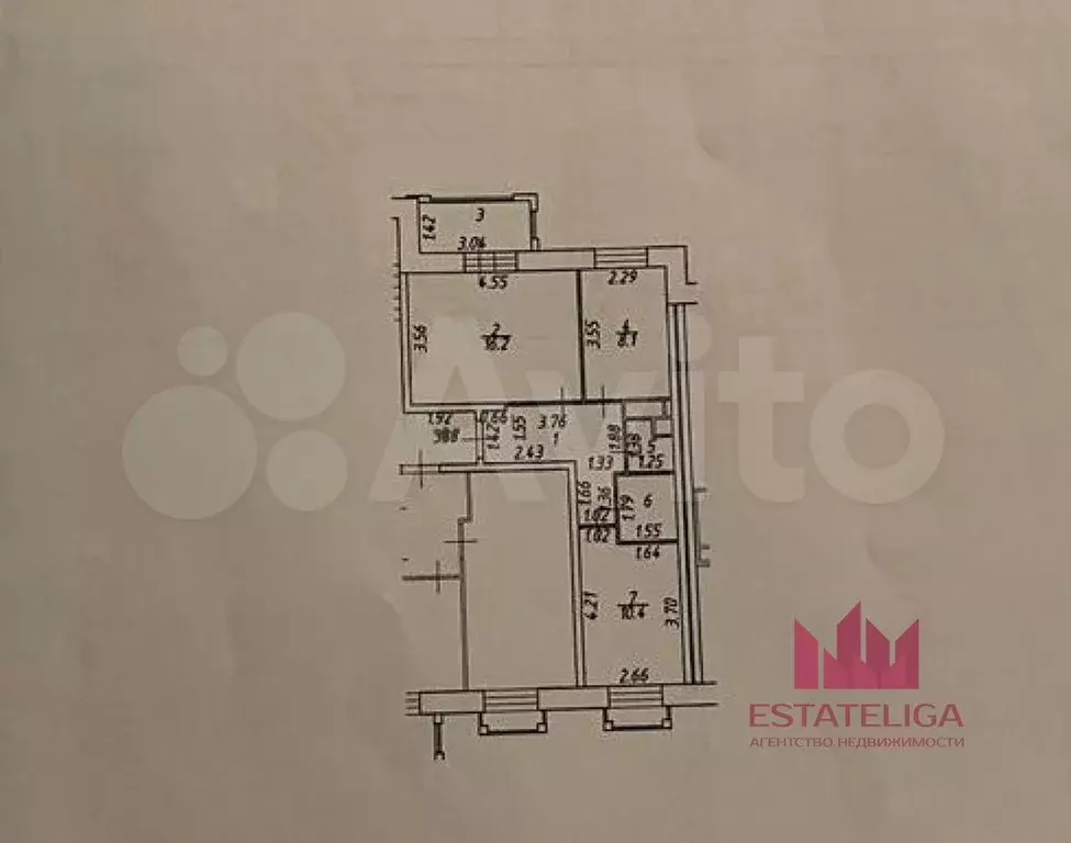 2-к. квартира, 49 м, 3/8 эт. - Фото 0
