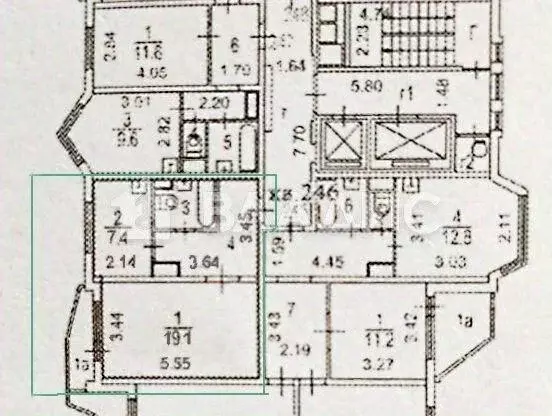 Квартира, 1 комната, 37.9 м - Фото 1