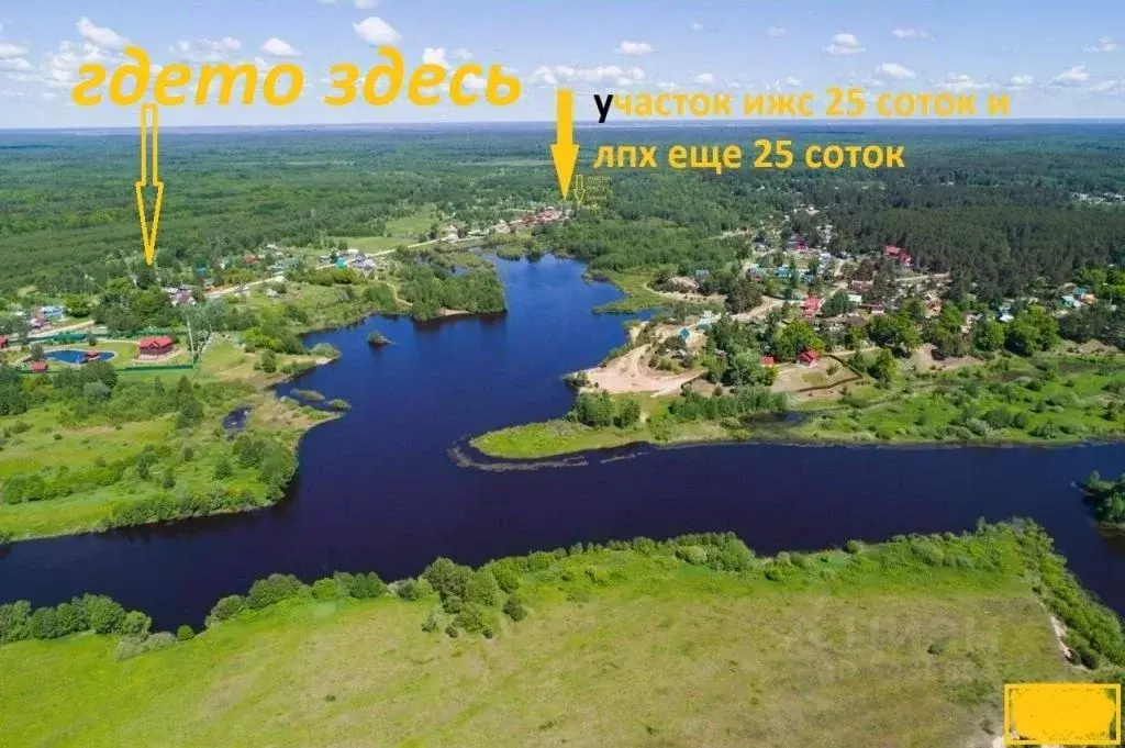 Участок в Нижегородская область, Лысково пер. 1 Мая (25.0 сот.) - Фото 1