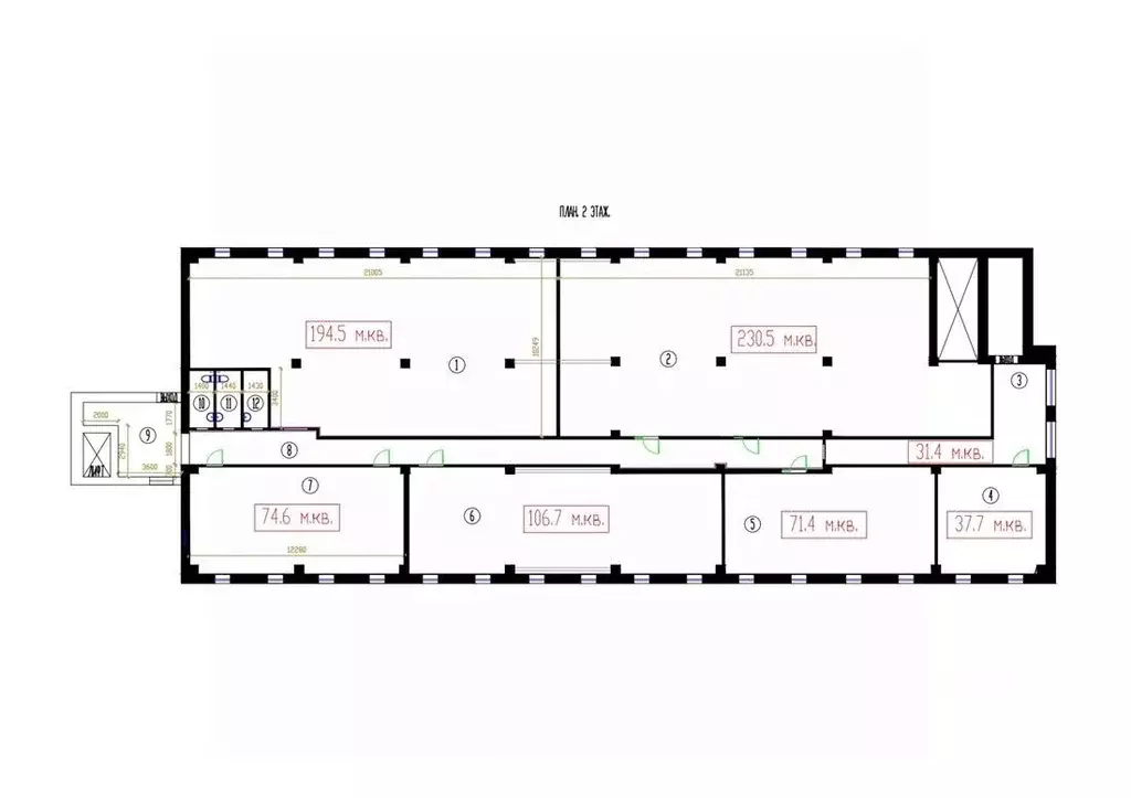 Помещение свободного назначения в Томская область, Томск ул. 79-й ... - Фото 2