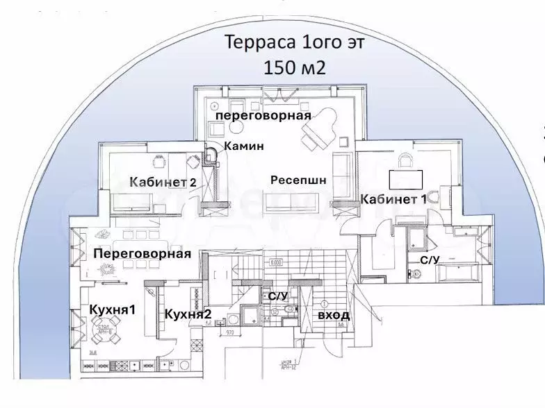 Офис 500 кв.м - Фото 0