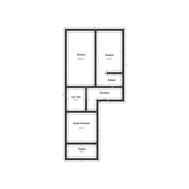 2-комнатная квартира: Краснодар, Ленинский переулок, 13 (61.2 м) - Фото 0