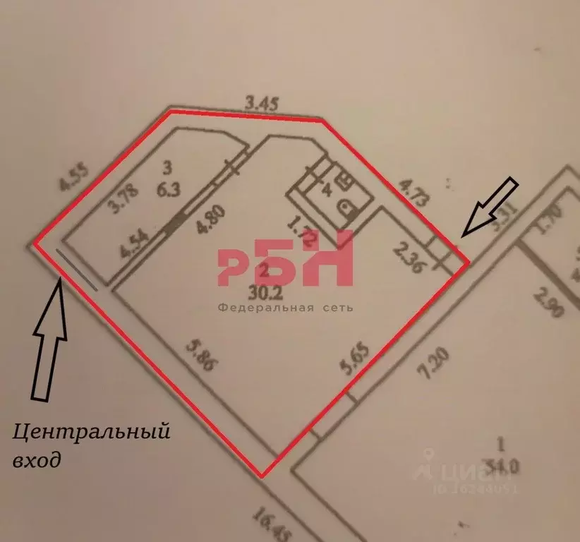 Торговая площадь в Свердловская область, Первоуральск ул. Ленина, 5А/1 ... - Фото 1