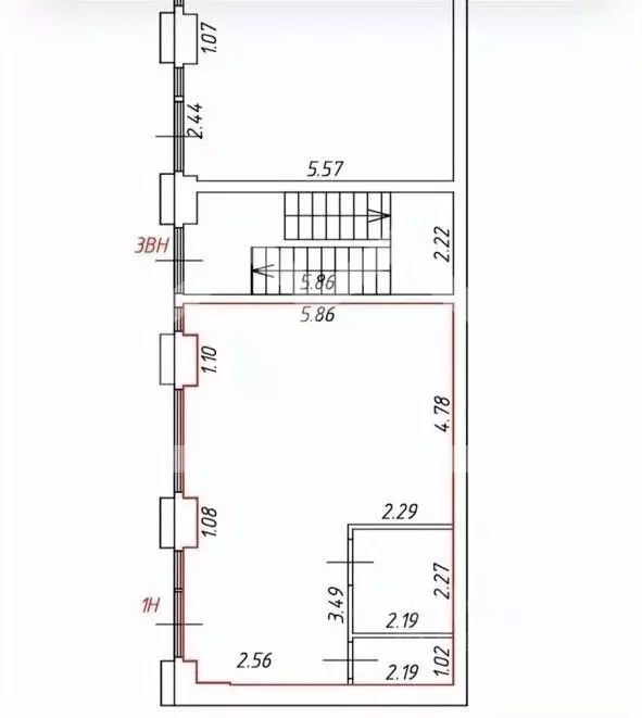 Торговая площадь в Москва просп. Лихачева, 16к4 (49 м) - Фото 1