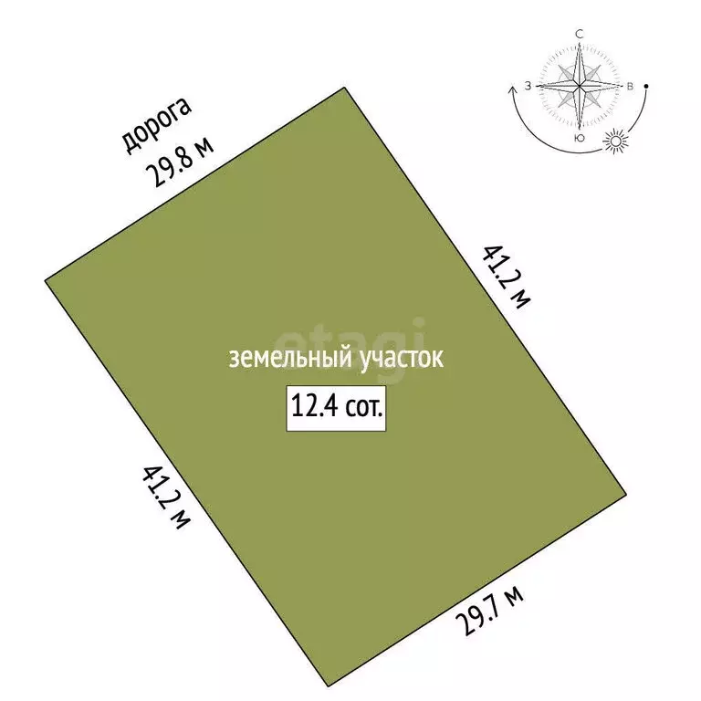 Участок в деревня Малиновка, жилая застройка Полёт (12.42 м) - Фото 0