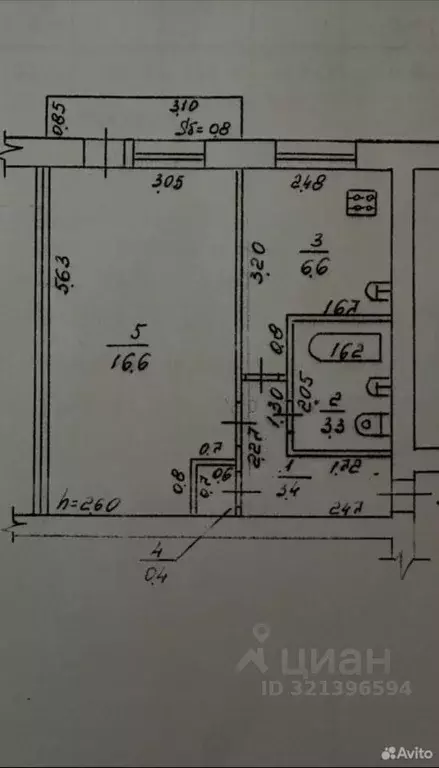 1-к кв. Брянская область, Брянск Октябрьская ул., 86 (30.3 м) - Фото 2