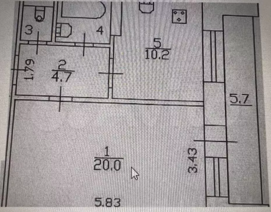 1-к. квартира, 40 м, 8/12 эт. - Фото 0