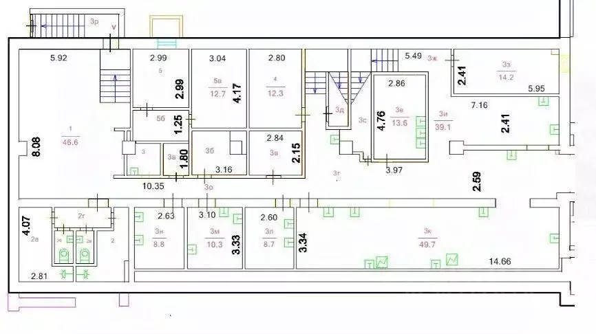 Помещение свободного назначения в Москва Волгоградский просп., 15 (753 ... - Фото 2