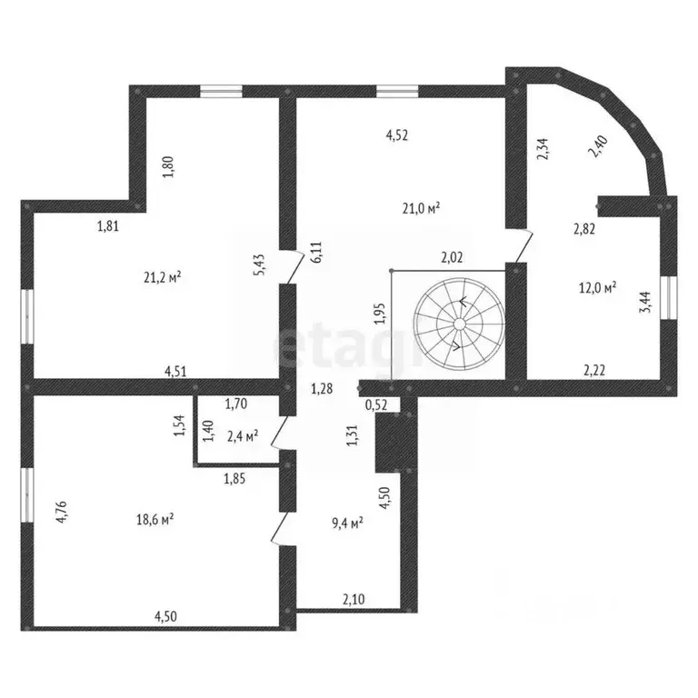 5-к кв. Башкортостан, Уфа Коммунистическая ул., 19/1 (211.0 м) - Фото 2