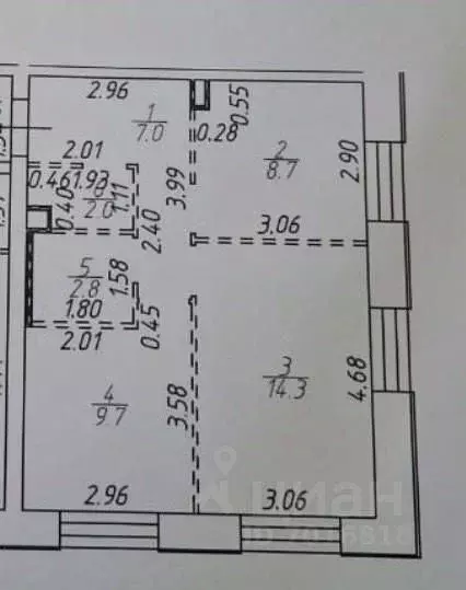 Свободной планировки кв. Москва ул. Родченко, 2 (44.5 м) - Фото 2