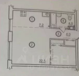 1-к кв. Новгородская область, Великий Новгород ул. Вересова, 7к2 (37.7 ... - Фото 2