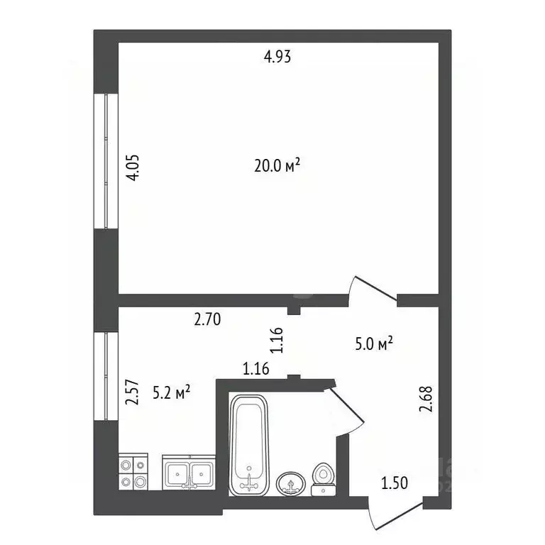 1-к кв. Владимирская область, Ковровский муниципальный округ, пос. ... - Фото 1