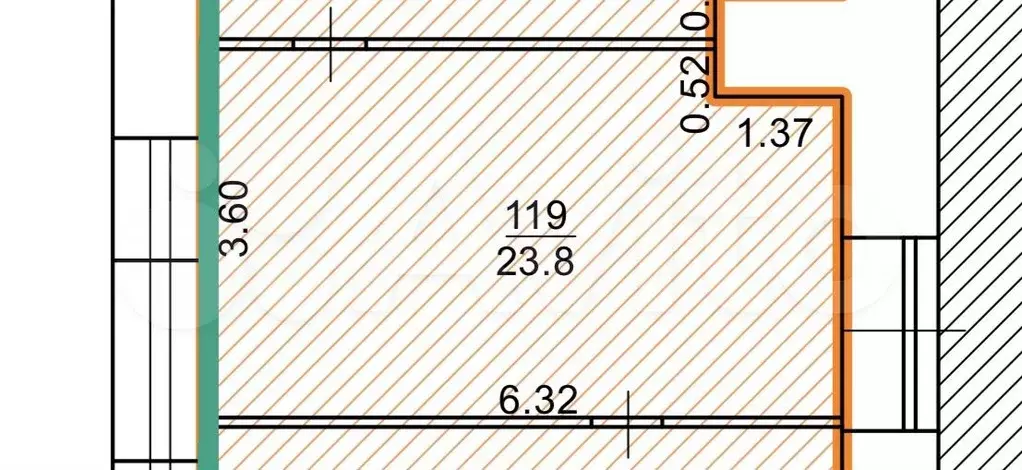Офис 23,8 - Фото 0
