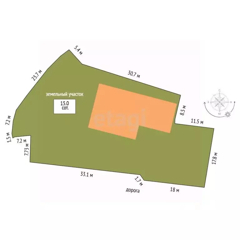 Дом в Ханты-Мансийский АО, Сургут Чернореченский садовое товарищество, ... - Фото 1