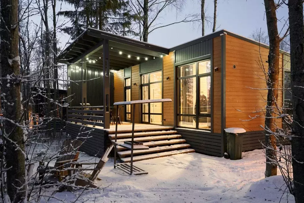 Дом в Ленинградская область, Приозерский район, Сосновское с/пос, ... - Фото 1