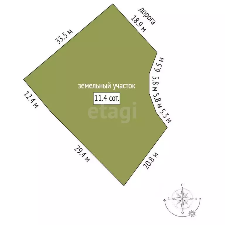 Участок в Ленинградская область, Гатчинский муниципальный округ, ... - Фото 2