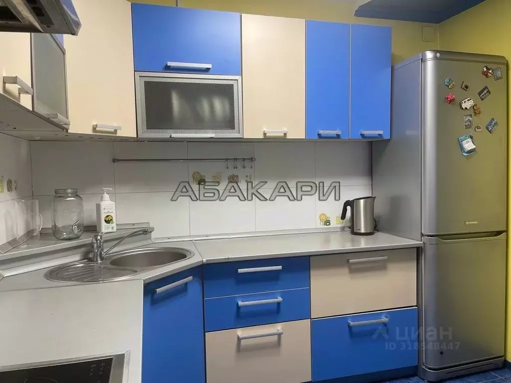 2-к кв. Красноярский край, Красноярск Взлетка мкр, ул. Батурина, 7 ... - Фото 1