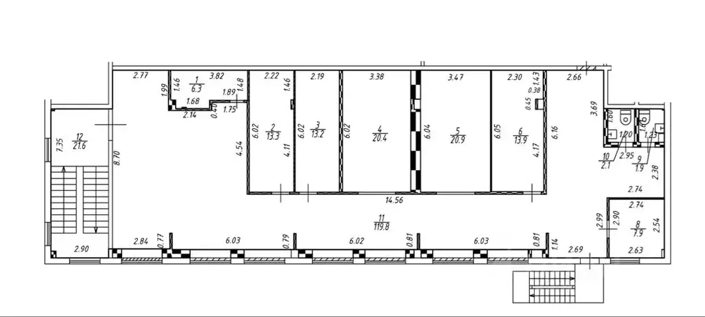 Помещение свободного назначения в Москва Пяловская ул., 7С3 (277 м) - Фото 2