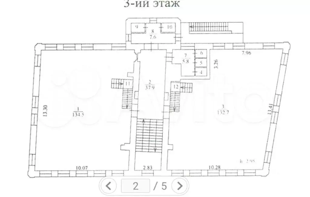 Офис (B) 1 330 м в особняке «в Малом Ивановском пер., 6с2 - Фото 1