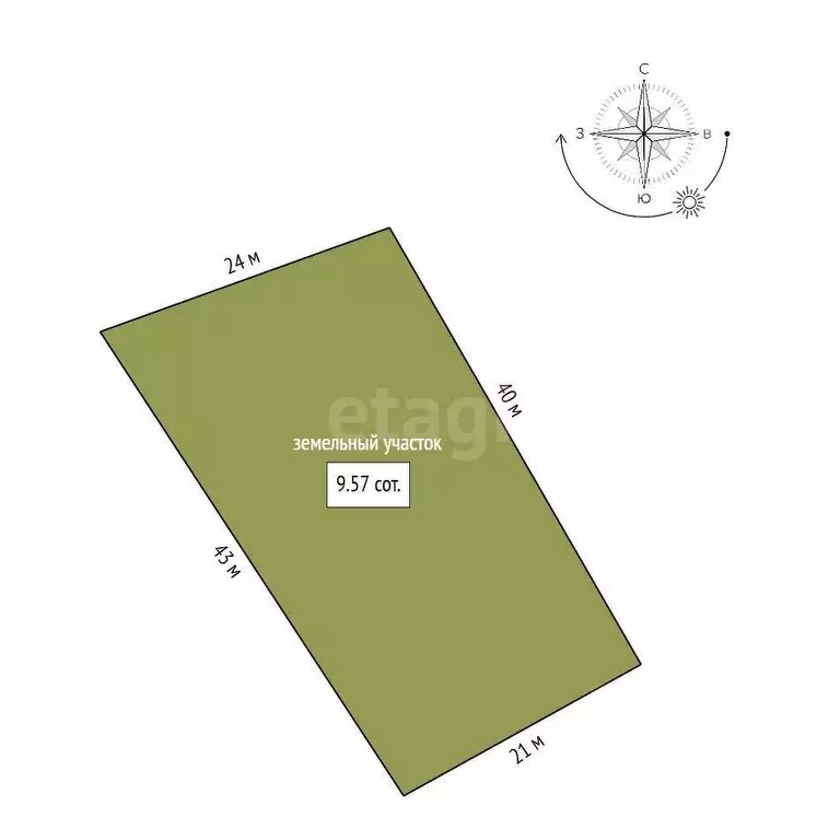 Участок в Амурская область, Благовещенский район, с. Чигири ул. ... - Фото 1