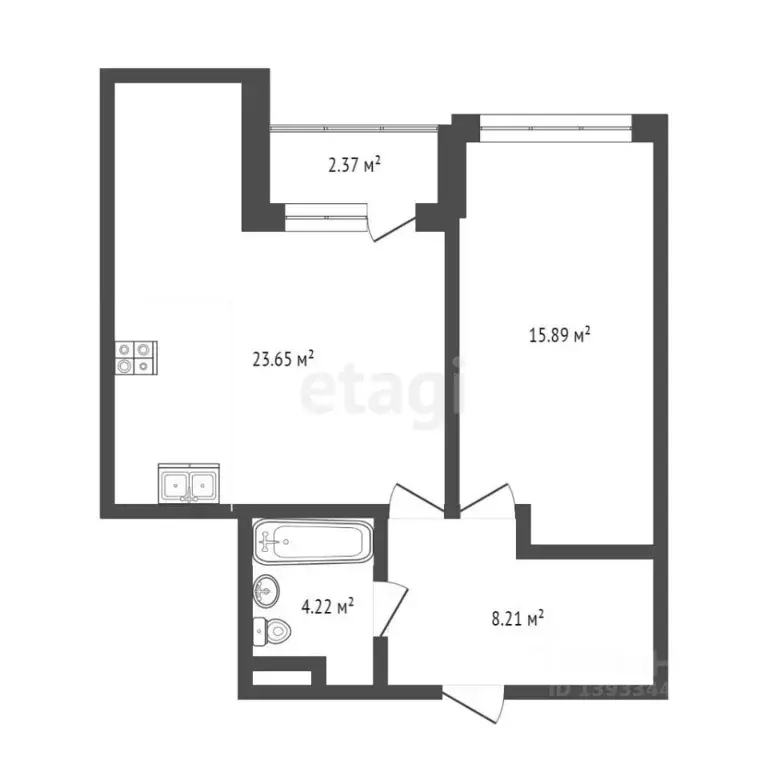 1-к кв. Тюменская область, Тюмень ул. Московский Тракт, 83к6 (55.0 м) - Фото 1