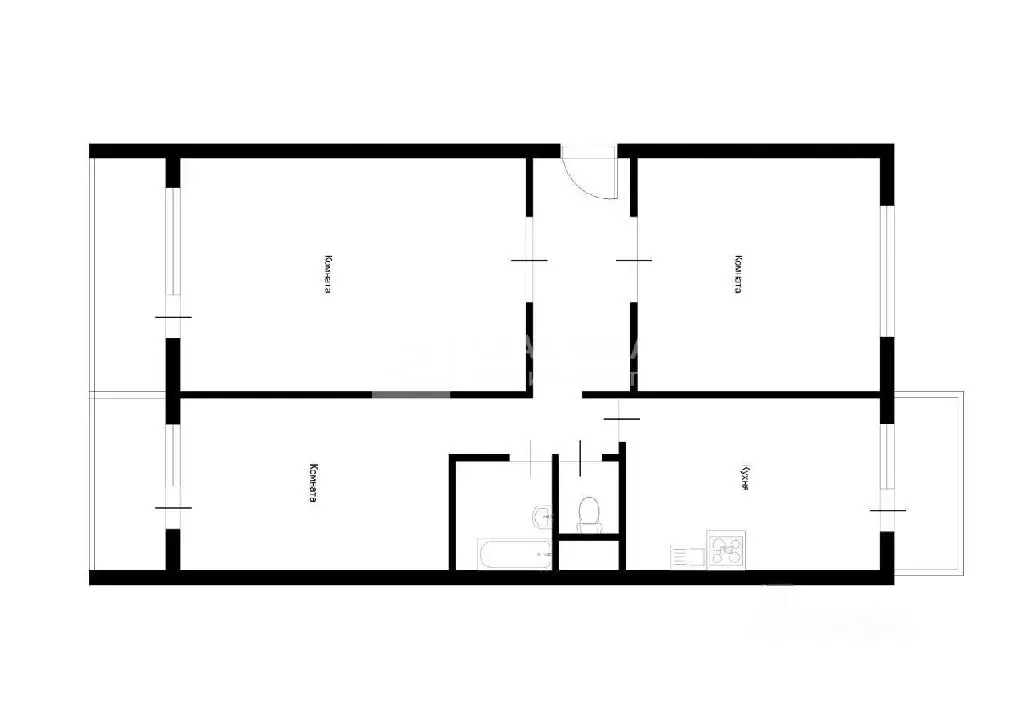 Продается 3-комнатная квартира - Фото 0