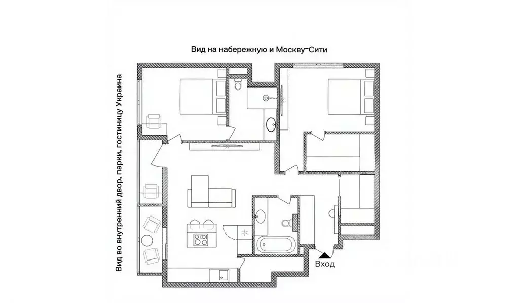 3-к кв. Москва Мантулинская ул., 9к5 (95.0 м) - Фото 1