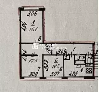 3-к кв. Санкт-Петербург Байконурская ул., 15 (65.3 м) - Фото 2