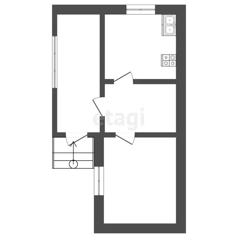 Дача, 30 м - Фото 1