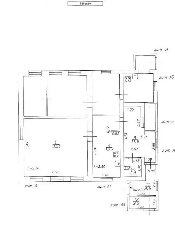 Дом в Казань, Измайловская улица (55.7 м) - Фото 1