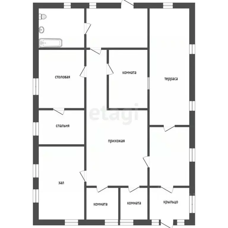 Дом в Мордовия, Ичалковский район, с. Кемля Совхозная ул., 9 (112 м) - Фото 2