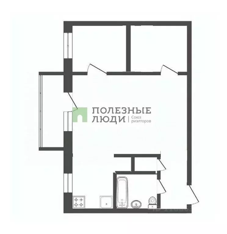 2-к кв. Красноярский край, Красноярск имени газеты Красноярский ... - Фото 1