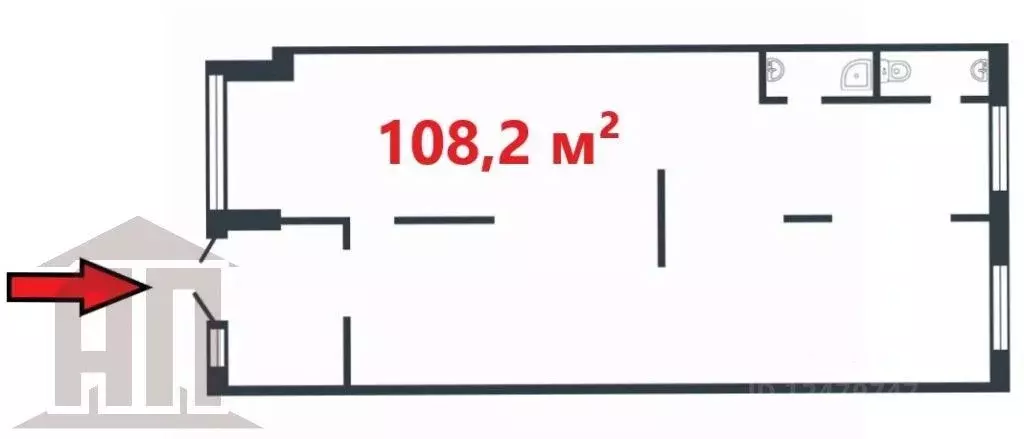 Торговая площадь в Тверская область, Тверь ул. Левитана, 74Б (108 м) - Фото 2