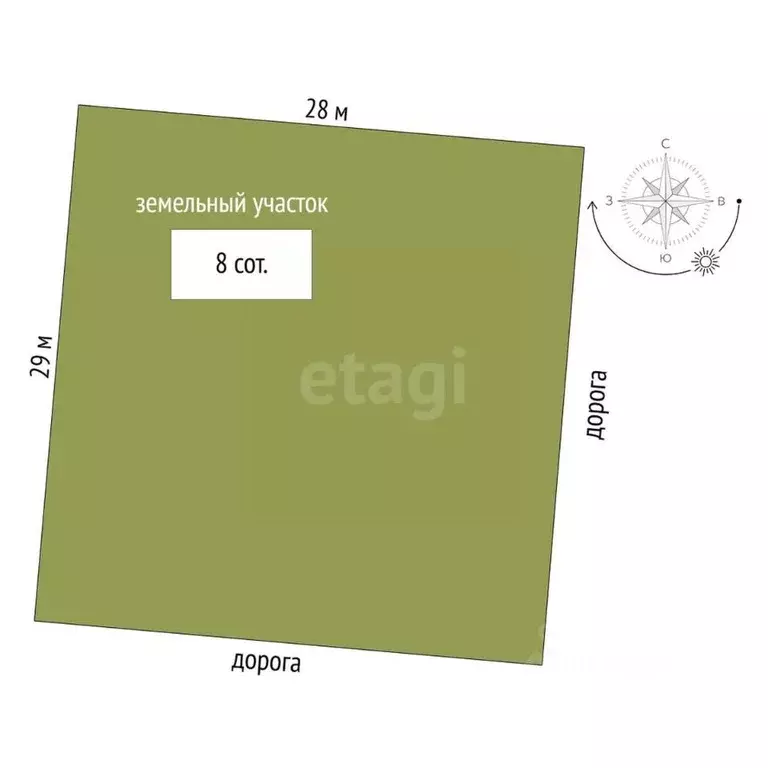 Участок в Тюменская область, Тюменский муниципальный округ, д. ... - Фото 1