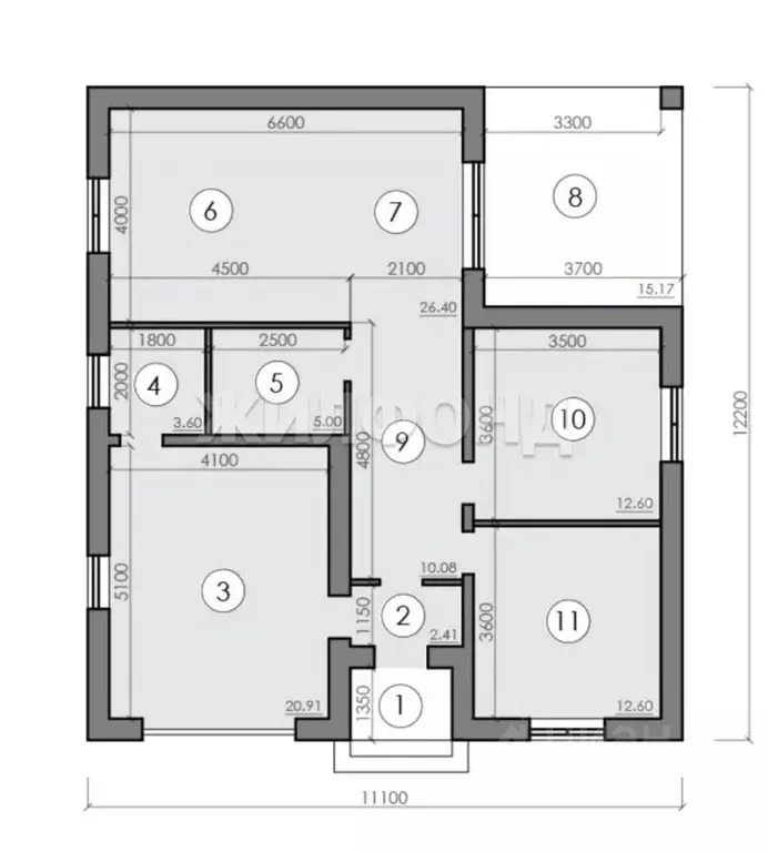 Дом в Хакасия, Усть-Абаканский район, пос. Тепличный ул. Ленина (131 ... - Фото 1