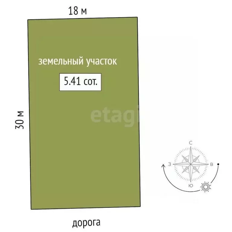 Участок в Тюменская область, Тюменский муниципальный округ, д. ... - Фото 1