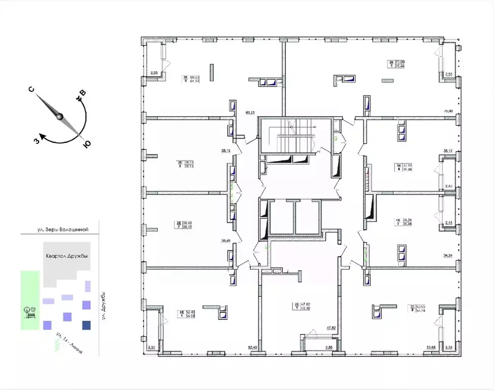 2-к кв. Кемеровская область, Кемерово ул. Дружбы, 11 (38.13 м) - Фото 2