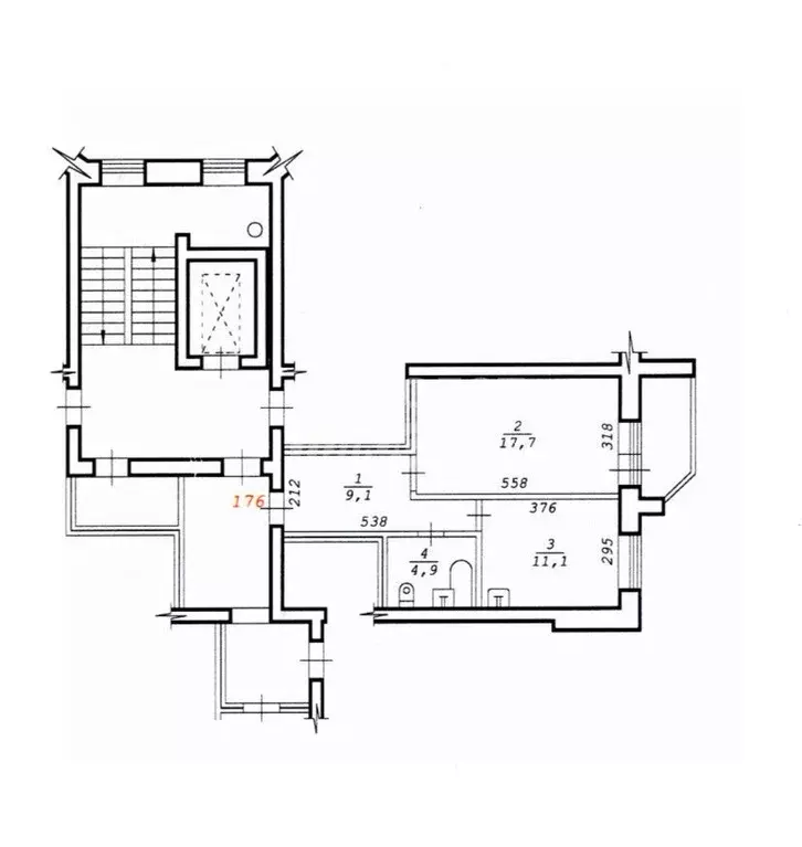 1-к кв. Новосибирская область, Новосибирск Стартовая ул., 3 (45.0 м) - Фото 1