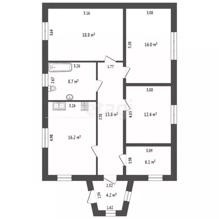 Дом в Челябинская область, Аргаяшский муниципальный округ, Журавли ТСН ... - Фото 2
