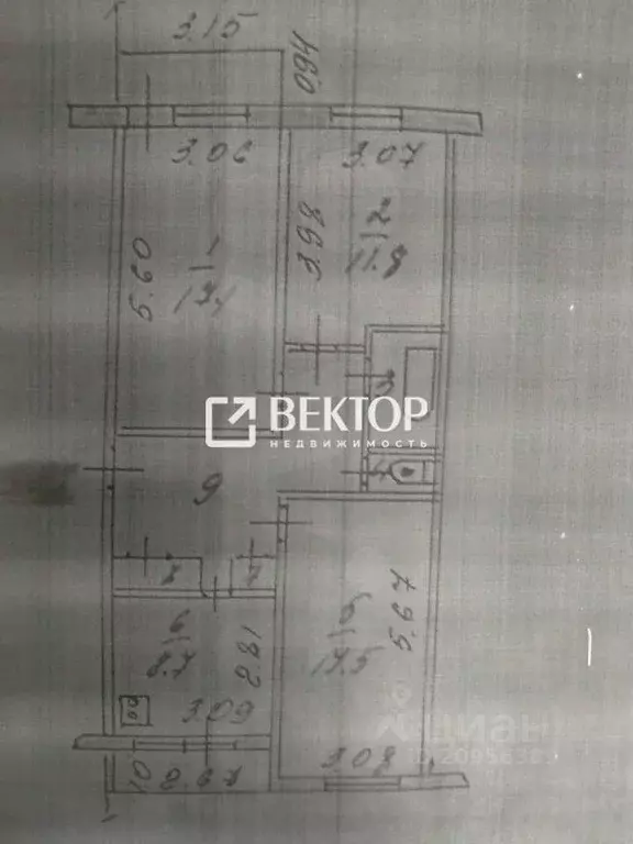 3-к кв. Ивановская область, Иваново ул. Куконковых, 138 (70.0 м) - Фото 1